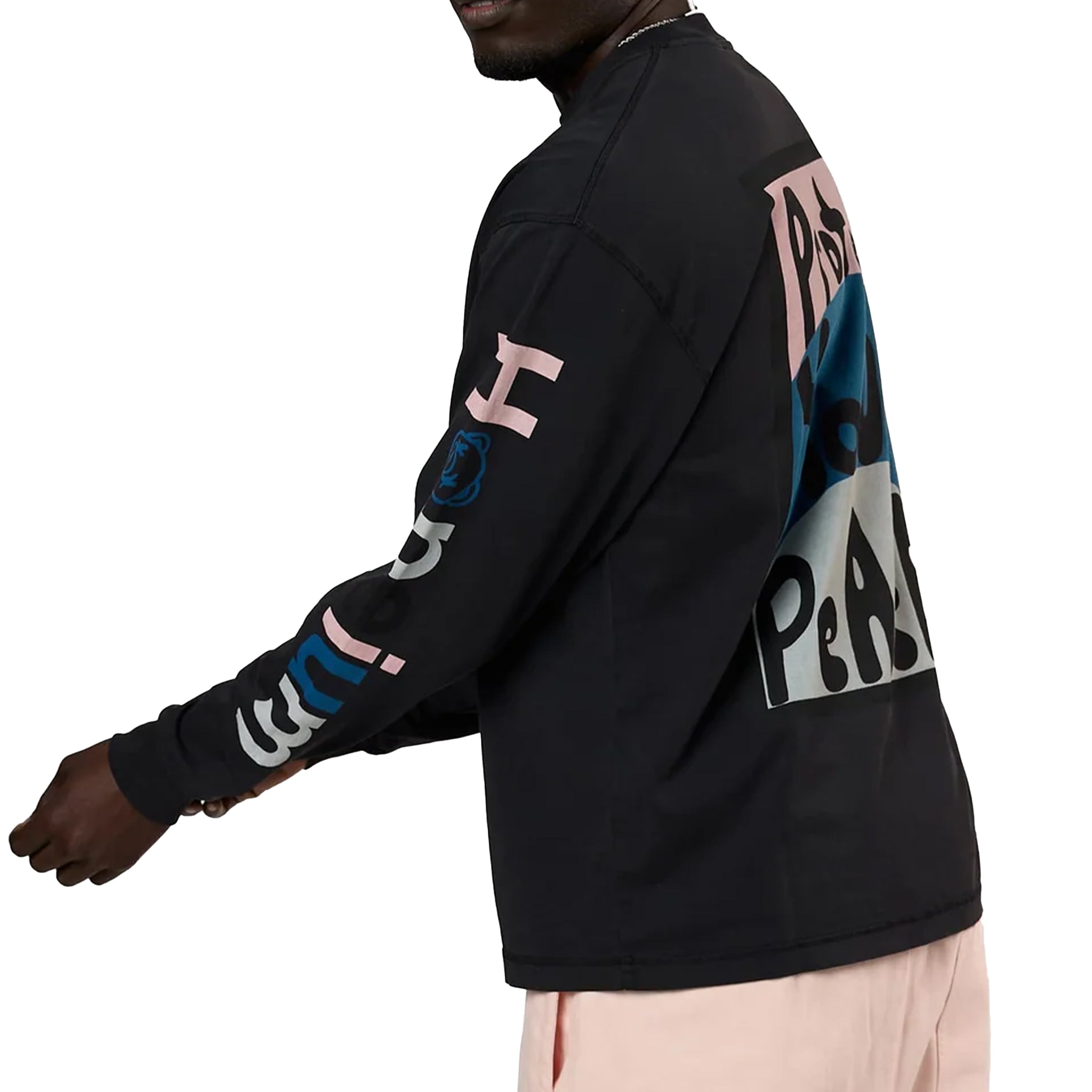 Hopeium Protect your peace tee l/s Black