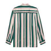Hopeium L/s stripes silk shirt Multi
