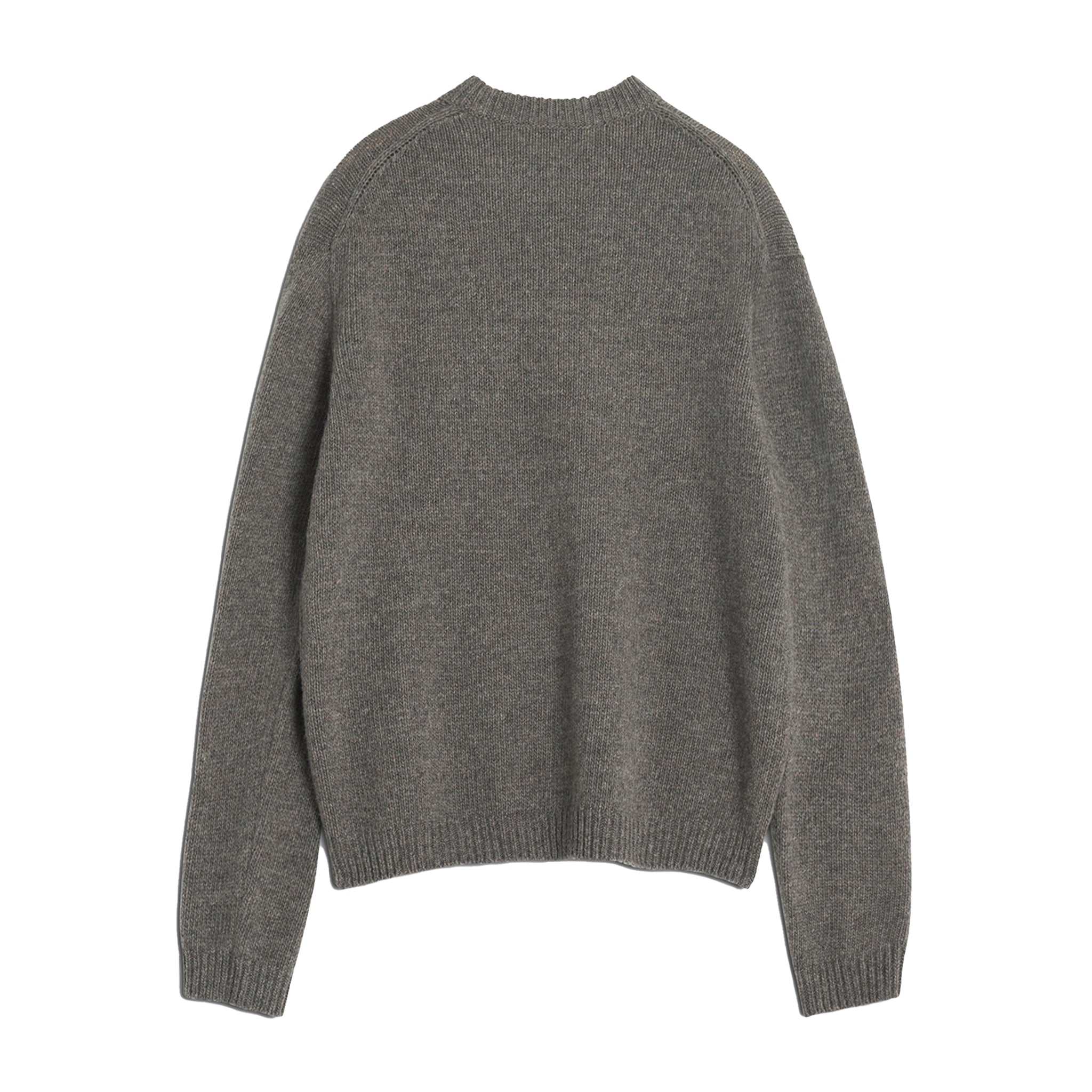 Maison Kitsuné Dressed fox intarsia wool jumper Dark Grey