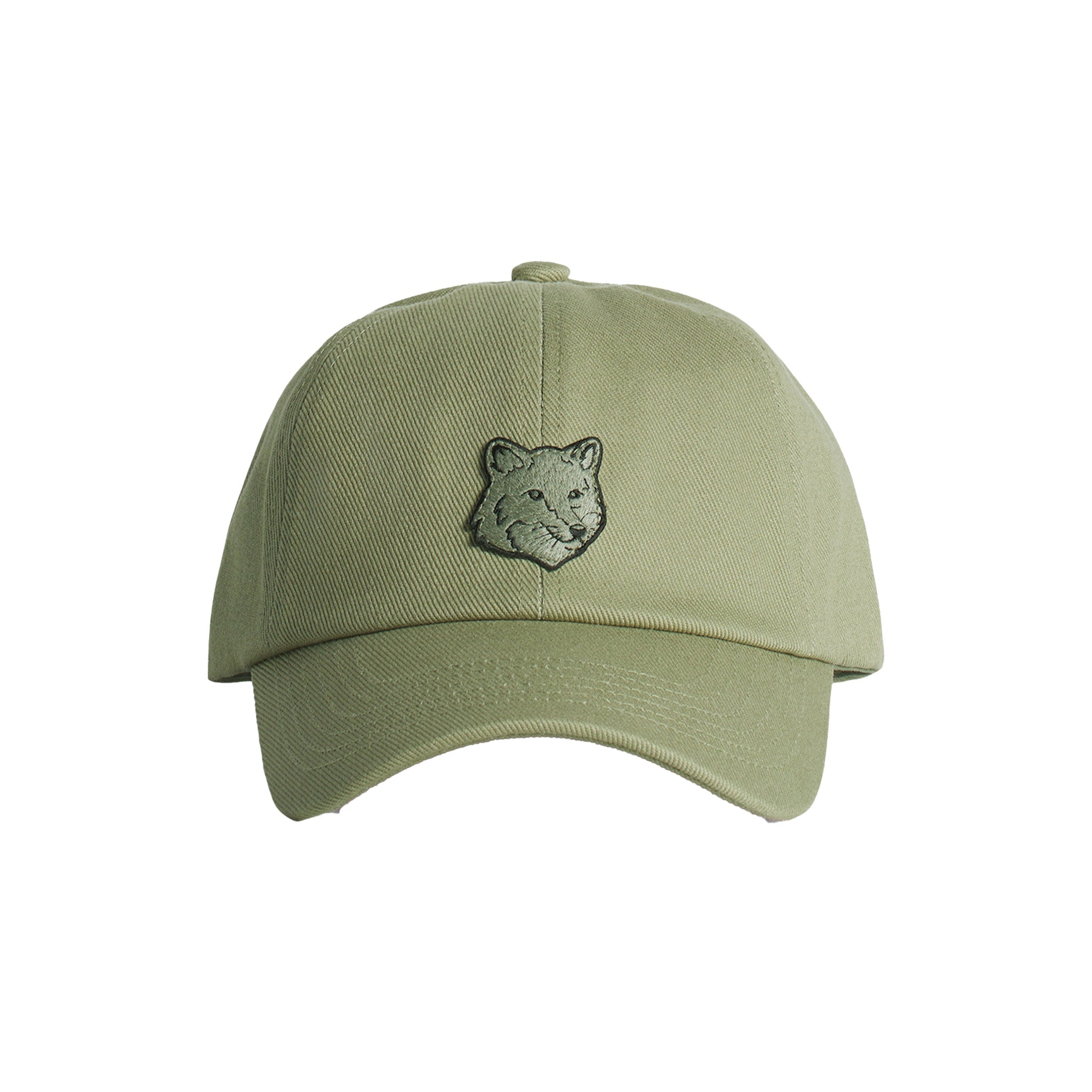 Maison Kitsuné Fox head cap Green
