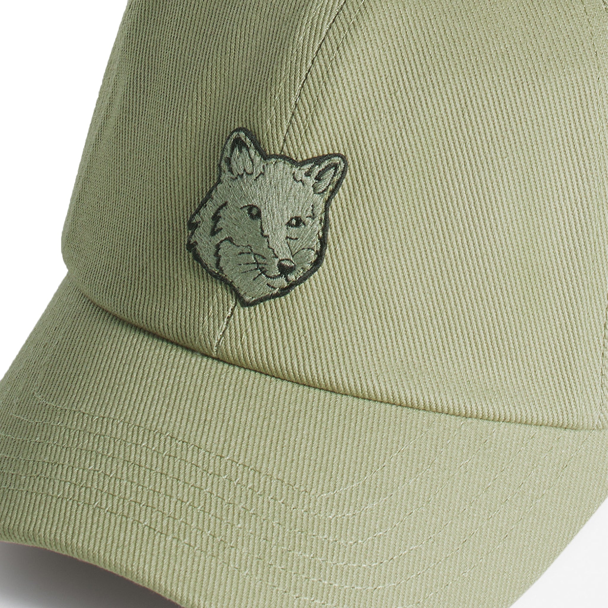 Maison Kitsuné Fox head cap Green