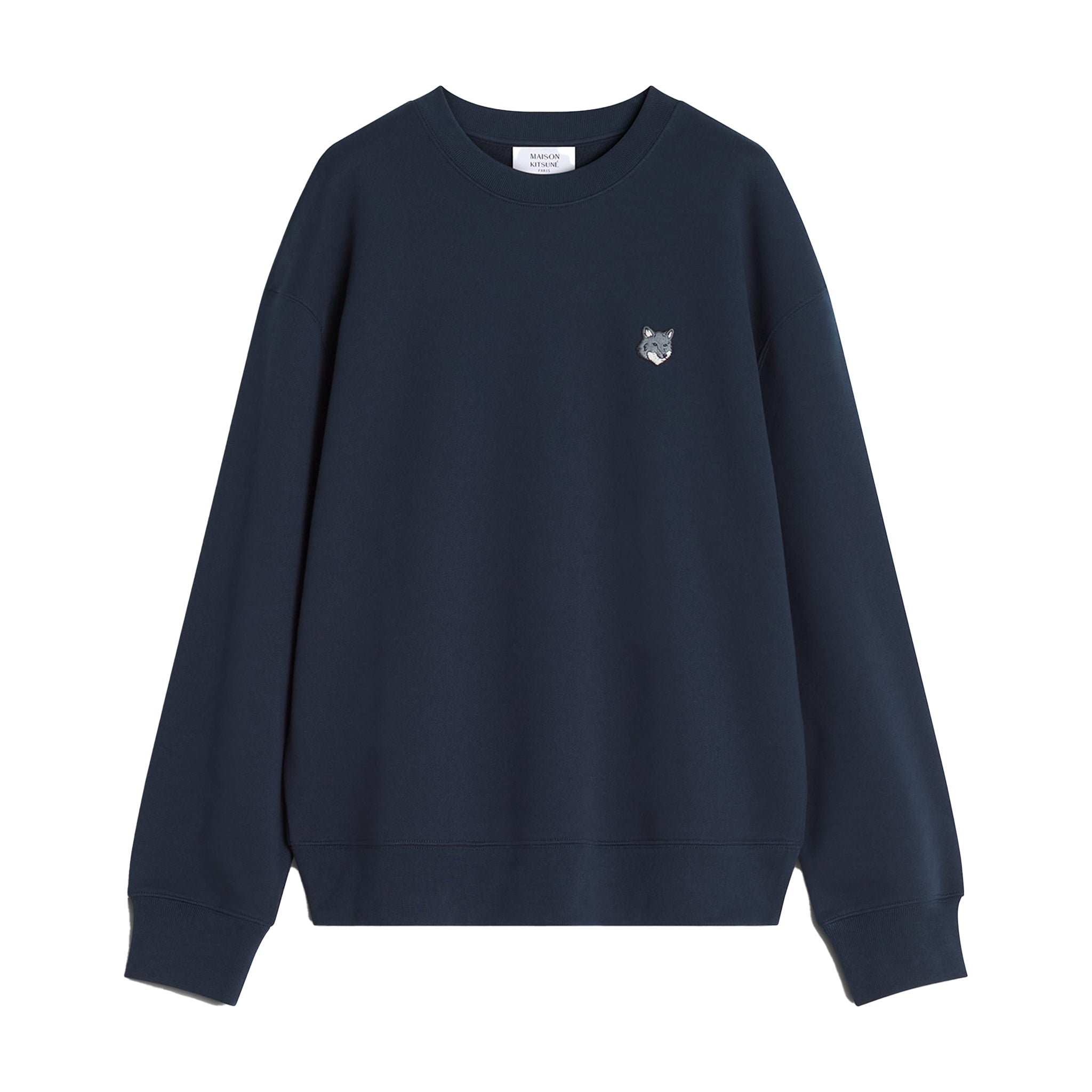 Maison Kitsuné Fox head comfort sweatshirt Navy