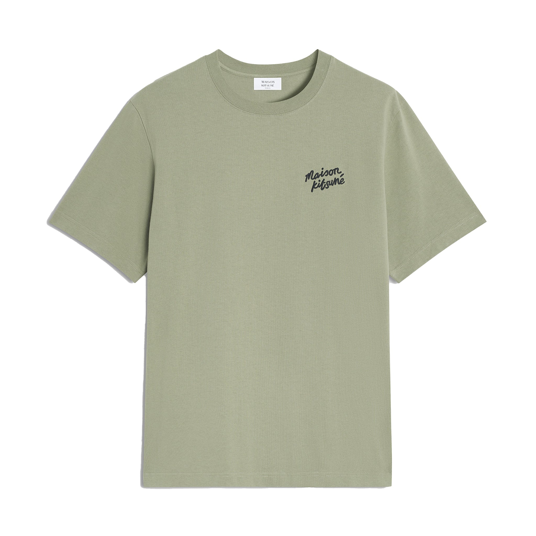 Maison Kitsuné Maison kitsune handwriting comfort tee Green