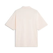 Maison Kitsuné Fox head oversize polo Mauve