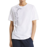 Maison Kitsuné Poetic script light regular tee White