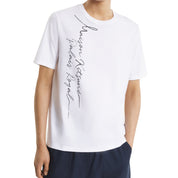 Maison Kitsuné Poetic script light regular tee White