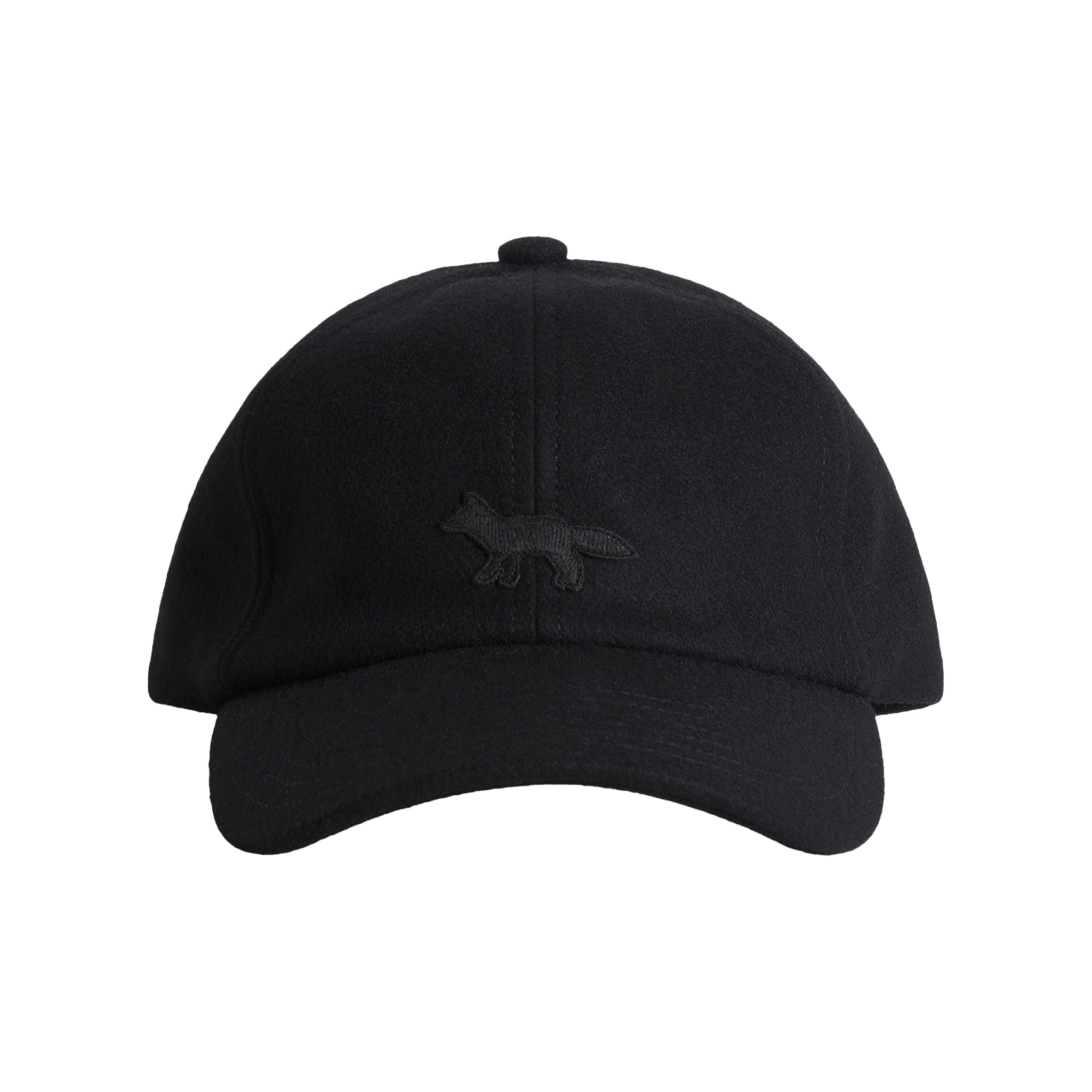 Maison Kitsuné Profile fox wool cap Black