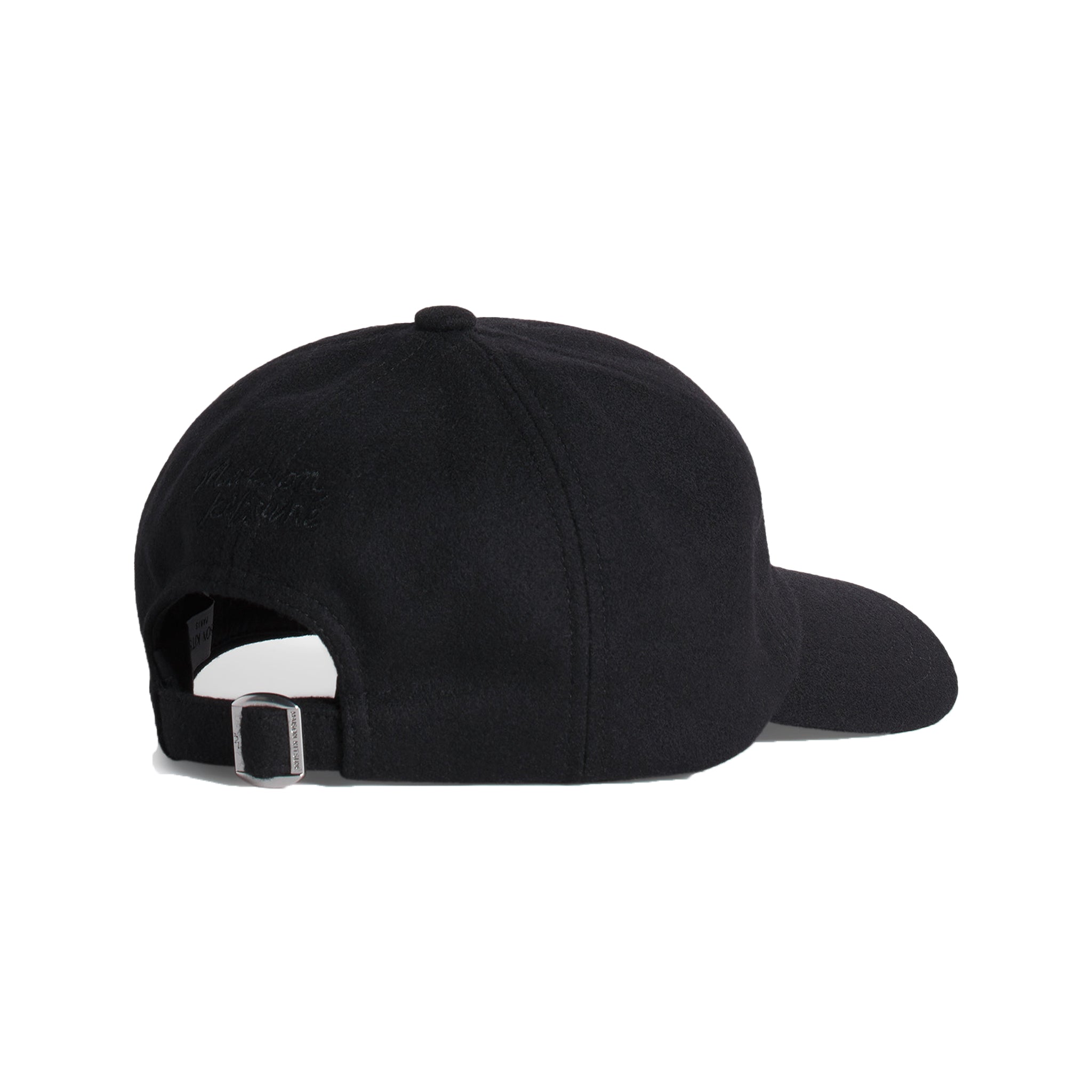 Maison Kitsuné Profile fox wool cap Black
