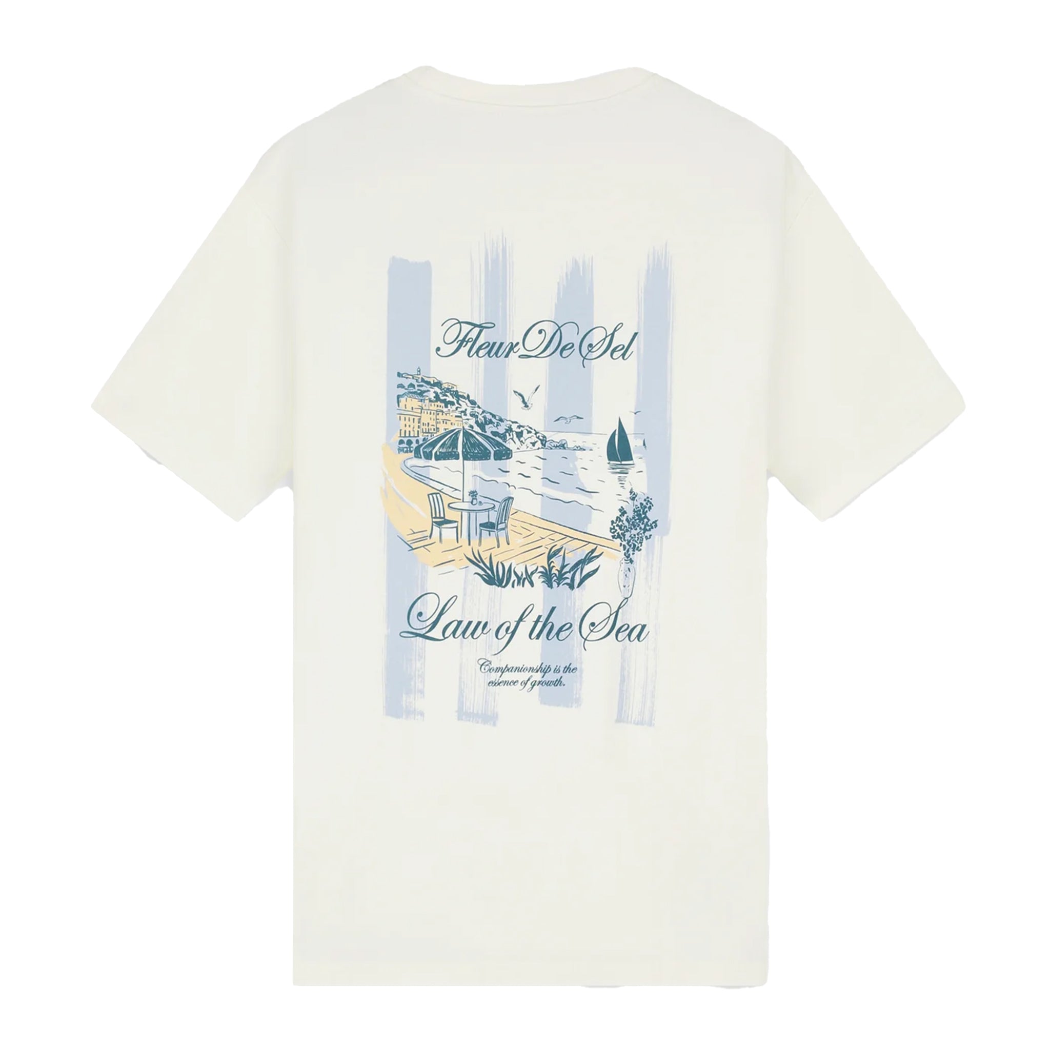 Law Of The Sea Alfresco artwork t-shirt Snow