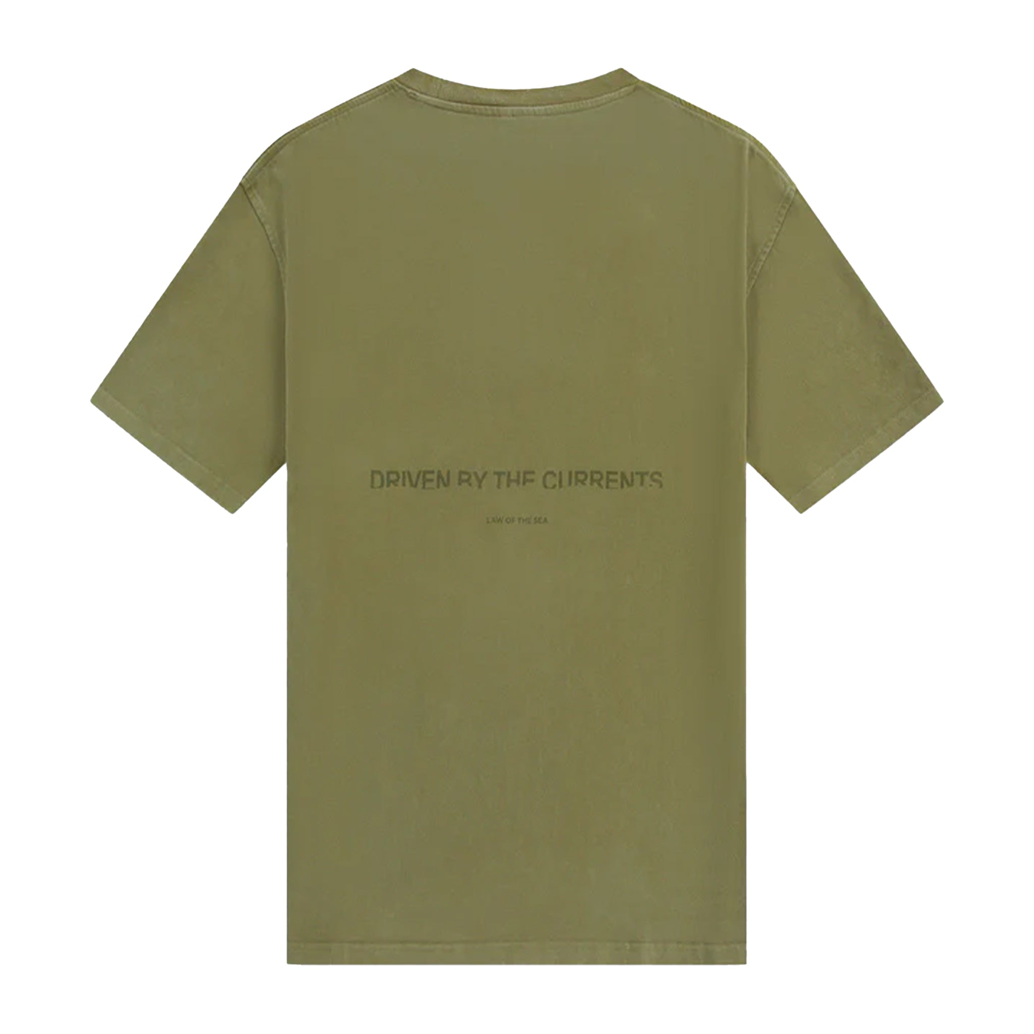 Law Of The Sea Aqualis garment dyed t-shirt Indigo