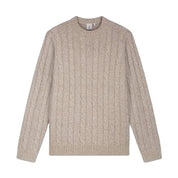 Law Of The Sea Kiara cable knit crewneck Alumino
