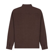 Law Of The Sea Niven twill overshirt Brown