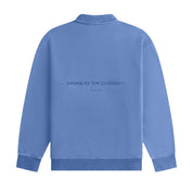 Law Of The Sea Rusk garment dyed polo Blue