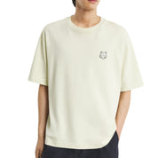 Maison Kitsuné Fox head oversized tee Aloe