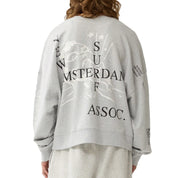 New Amsterdam Surf Association Knocked crewneck Grey Mel