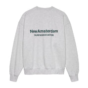 New Amsterdam Surf Association Logo crewneck Grey Mel