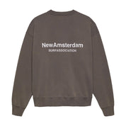 New Amsterdam Surf Association Logo crewneck Brown