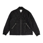 New Amsterdam Surf Association Quilted padded jacket Black