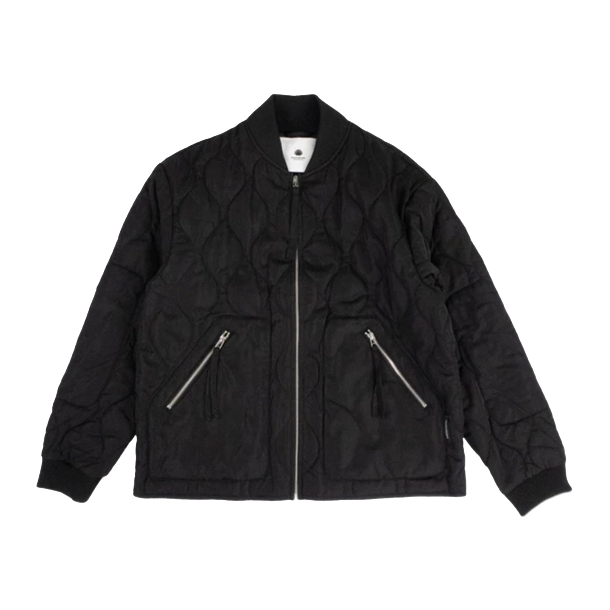 New Amsterdam Surf Association Quilted padded jacket Black
