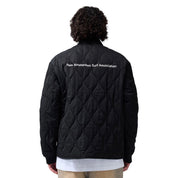 New Amsterdam Surf Association Quilted padded jacket Black