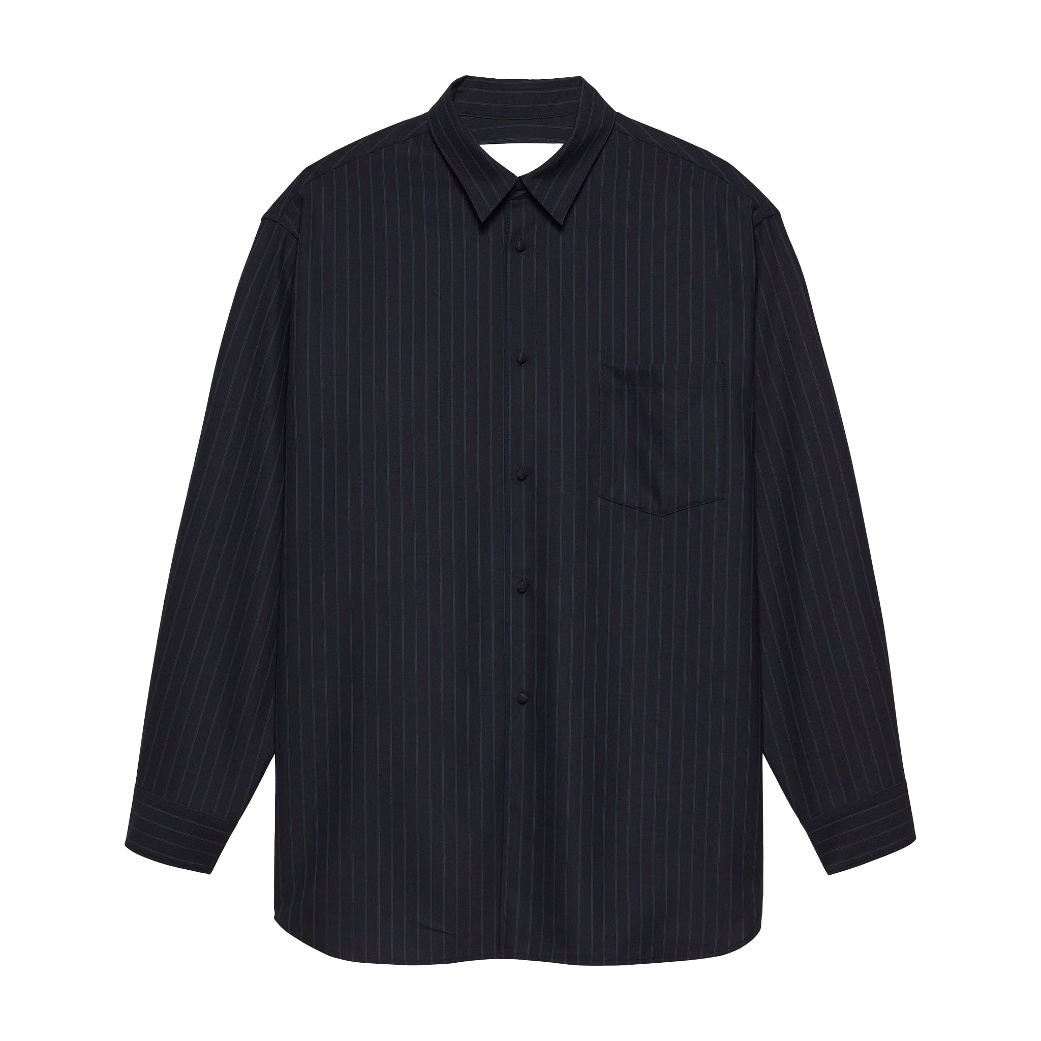 New Amsterdam Surf Association Wool oversized button-up Navy