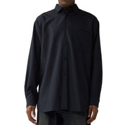 New Amsterdam Surf Association Wool oversized button-up Navy