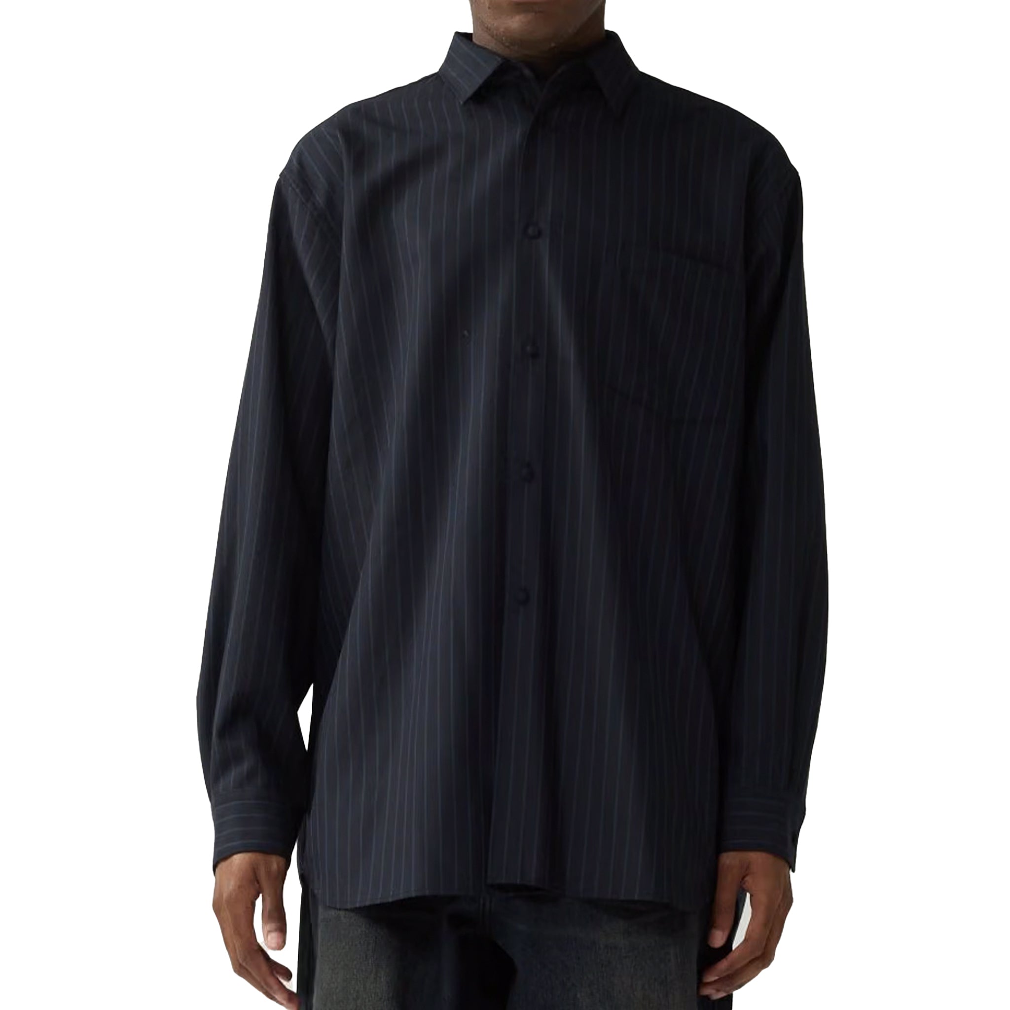 New Amsterdam Surf Association Wool oversized button-up Navy