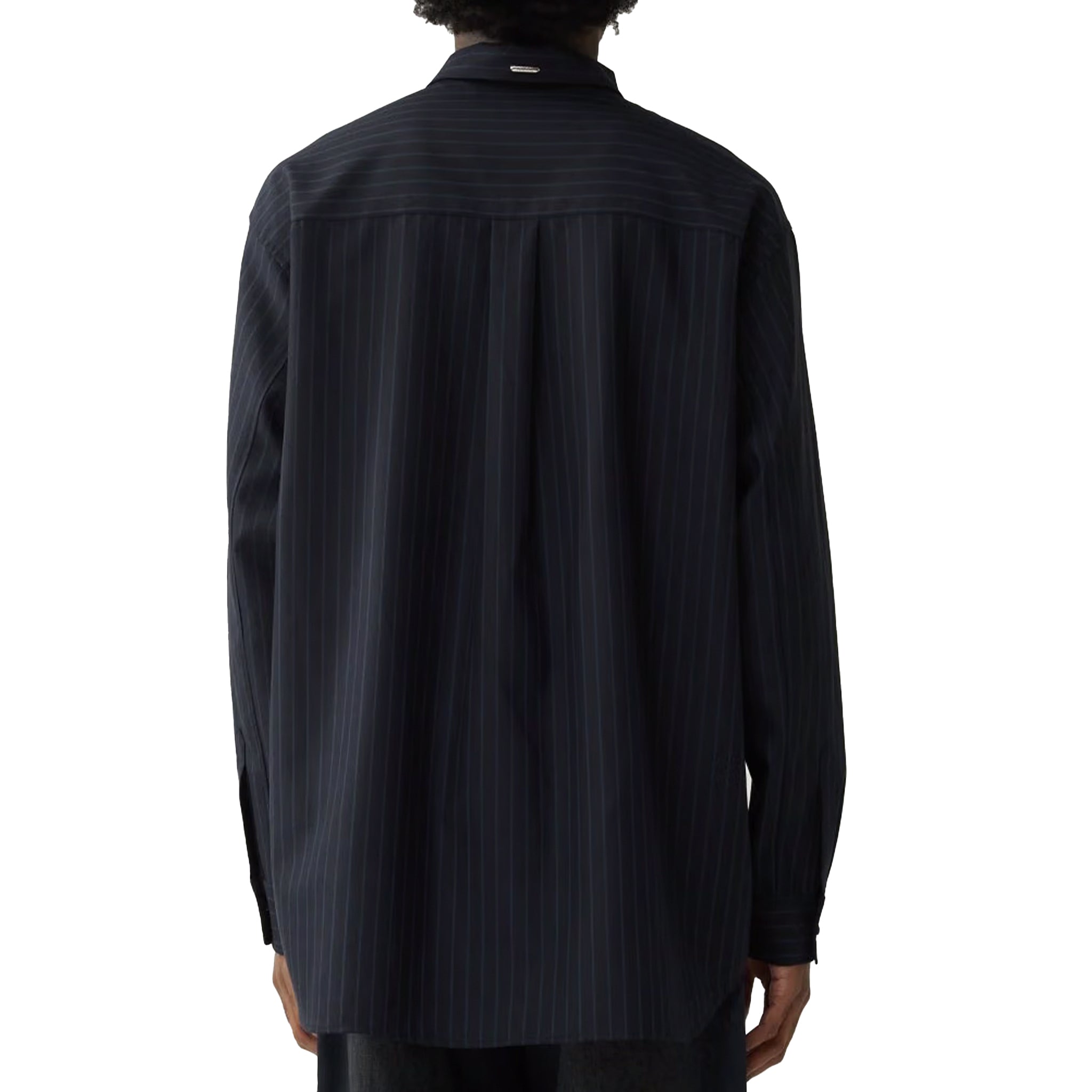 New Amsterdam Surf Association Wool oversized button-up Navy