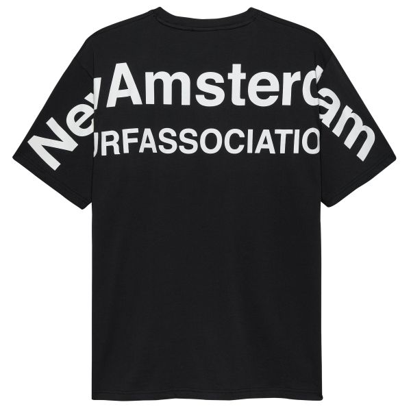 New Amsterdam Surf Association Big name tee Black