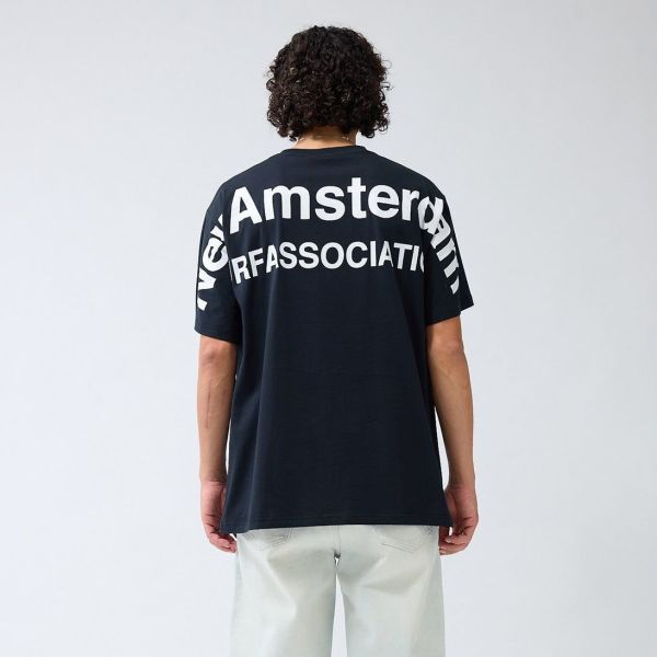 New Amsterdam Surf Association Big name tee Black