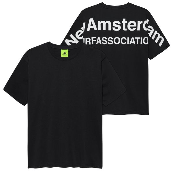 New Amsterdam Surf Association Big name tee Black