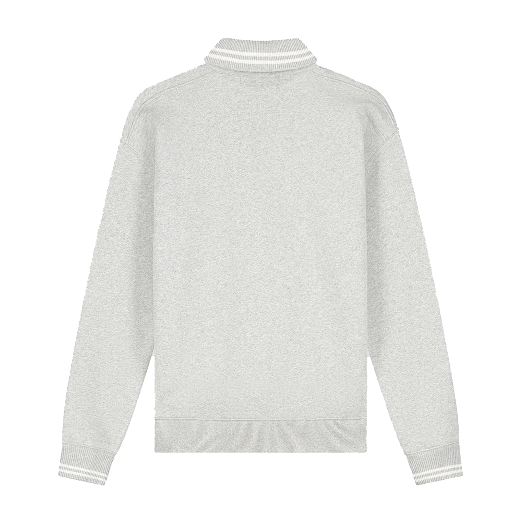 OLAF Tipping detail oversized polo Heather Grey
