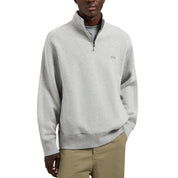 OLAF Signature zip mock Heather Grey