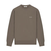 OLAF Western logo crewneck Chocolate