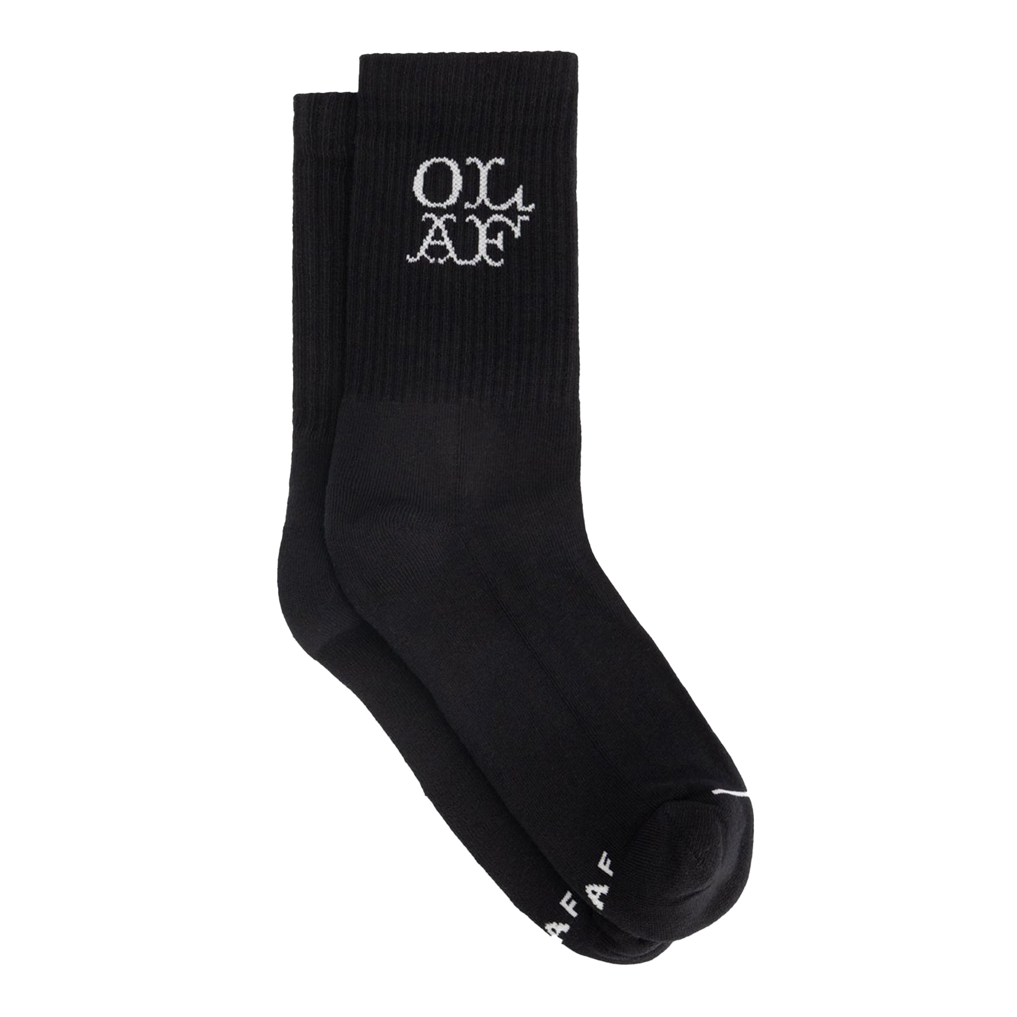 OLAF Western logo socks Black