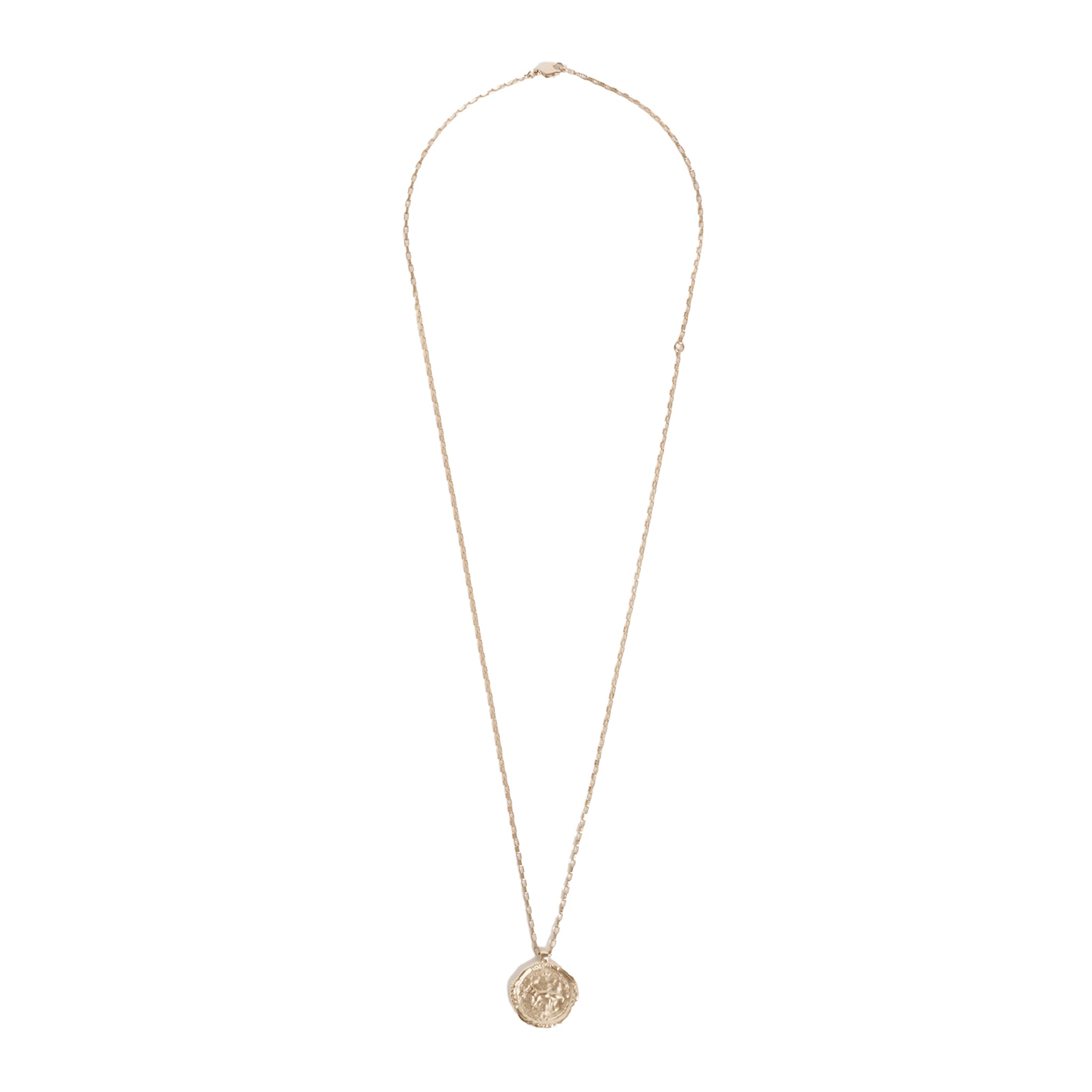 Maison Kitsuné Profile fox medallion necklace Gold