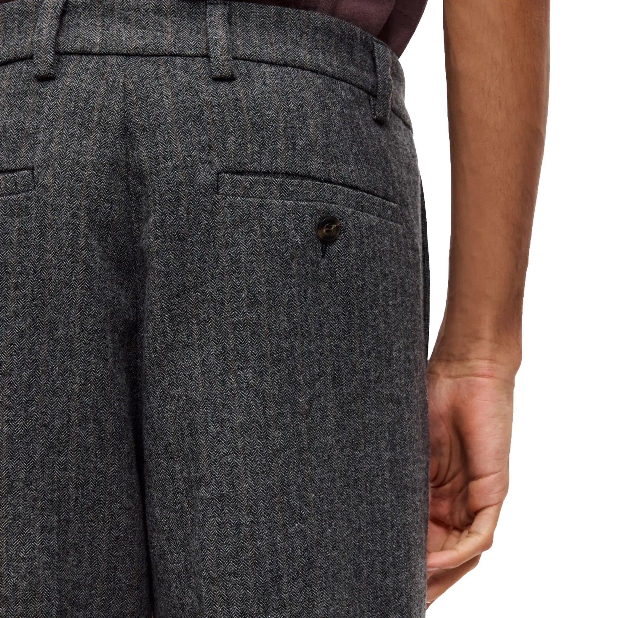 Samsoe Samsoe Sabruce trousers 15719 Herringbone Grey