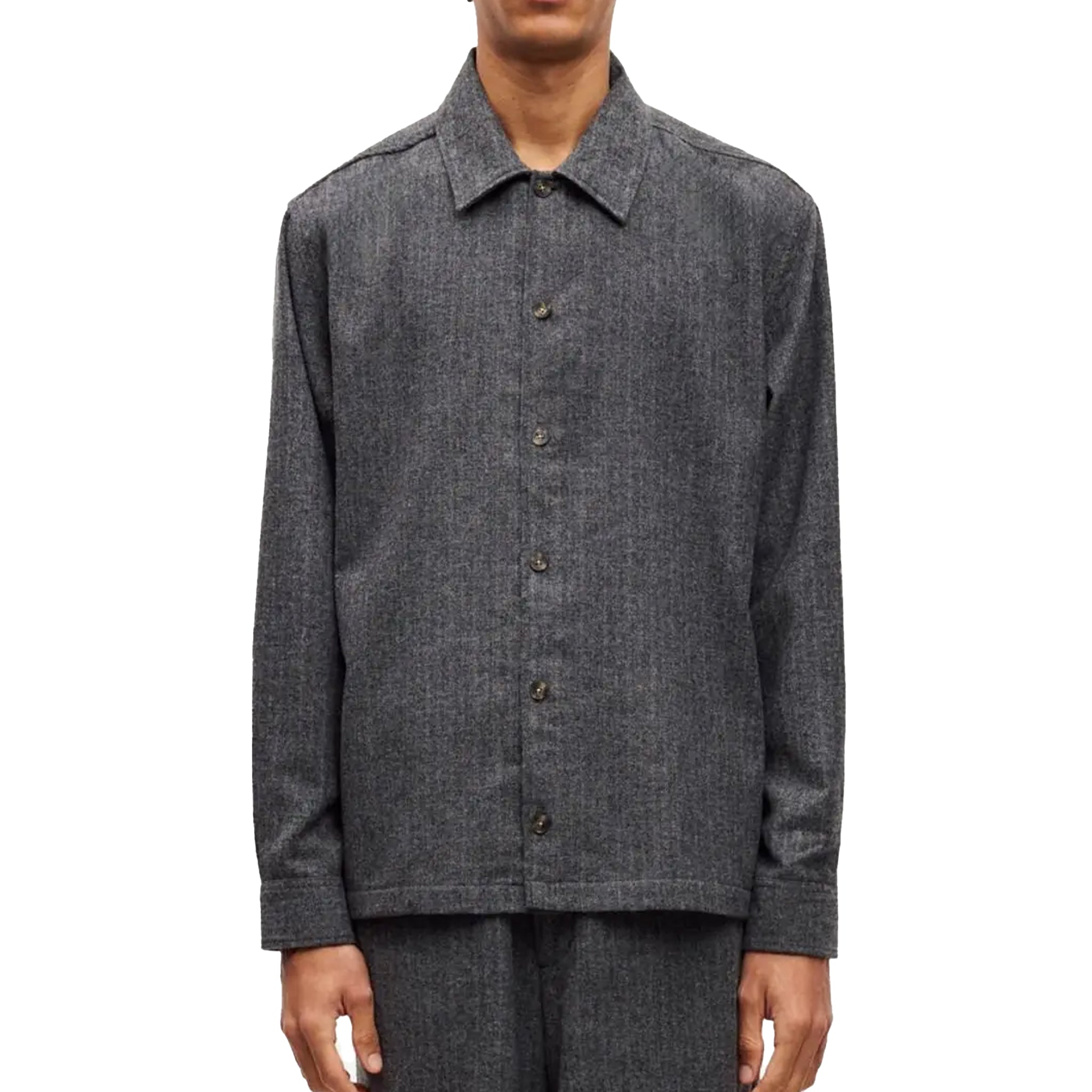 Samsoe Samsoe Sacastor x overshirt 15719 Herringbone Grey