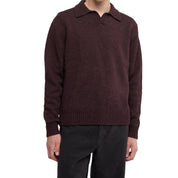 Aspesi knit polo Bordeaux