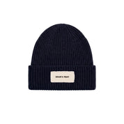 Bram's fruit Distressed label beanie Navy