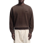 Bram's fruit Distressed "f*ck off I'm gardening" crewneck Brown