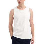 Law Of The Sea Loop ribbed tanktop Milk