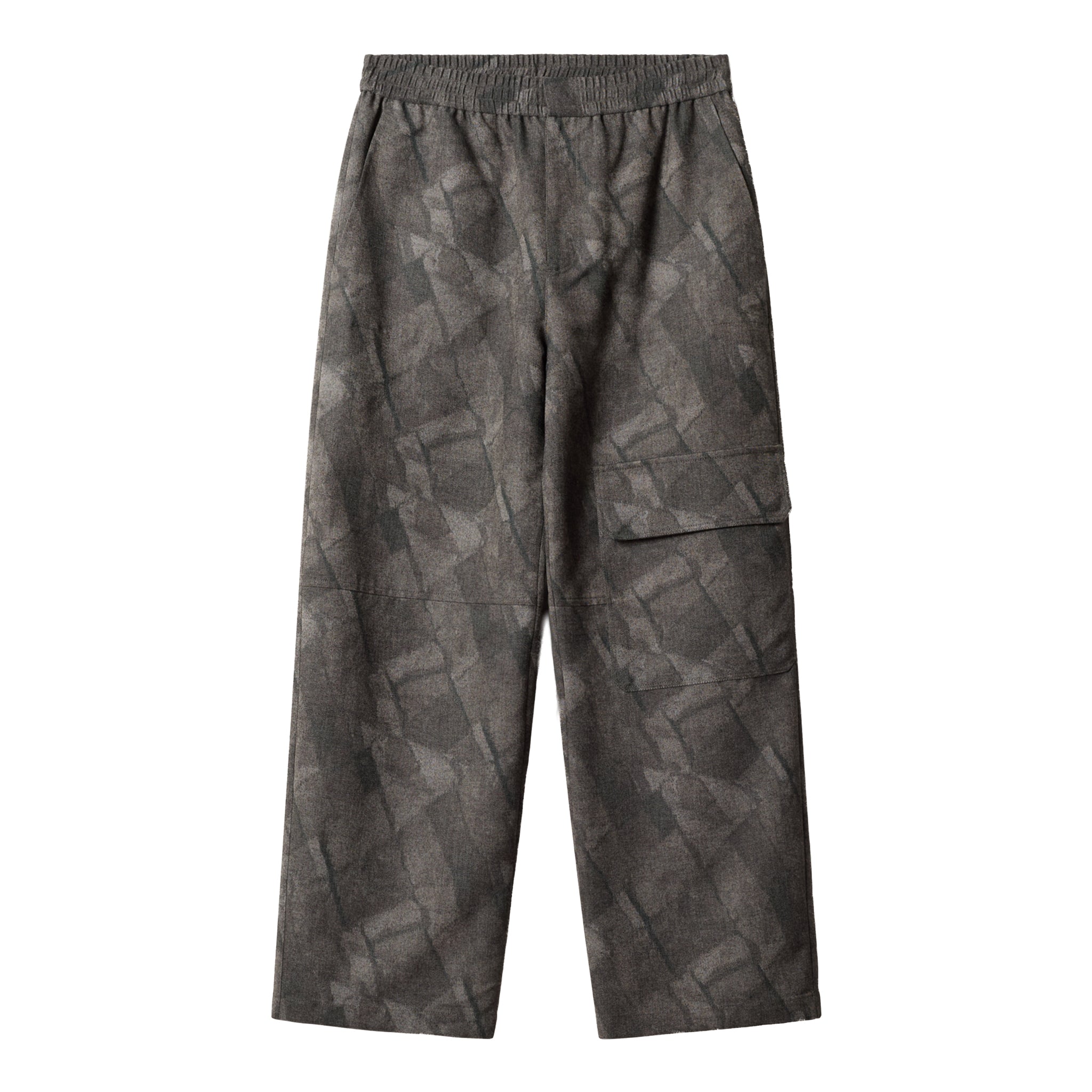 Maison Kitsuné Elasticated cargo pants Anthracite