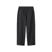 Maison Kitsuné Cropped pleated pants Anthracite