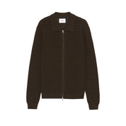 NN.07 Gustav ls zip Dark Brown