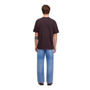 NN.07 Adam emb t-shirt Dusky port 578