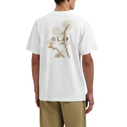 OLAF Felted watercrest tee White