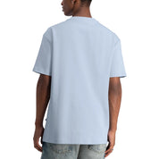 Law Of The Sea Seismic artwork tee Celestial blue