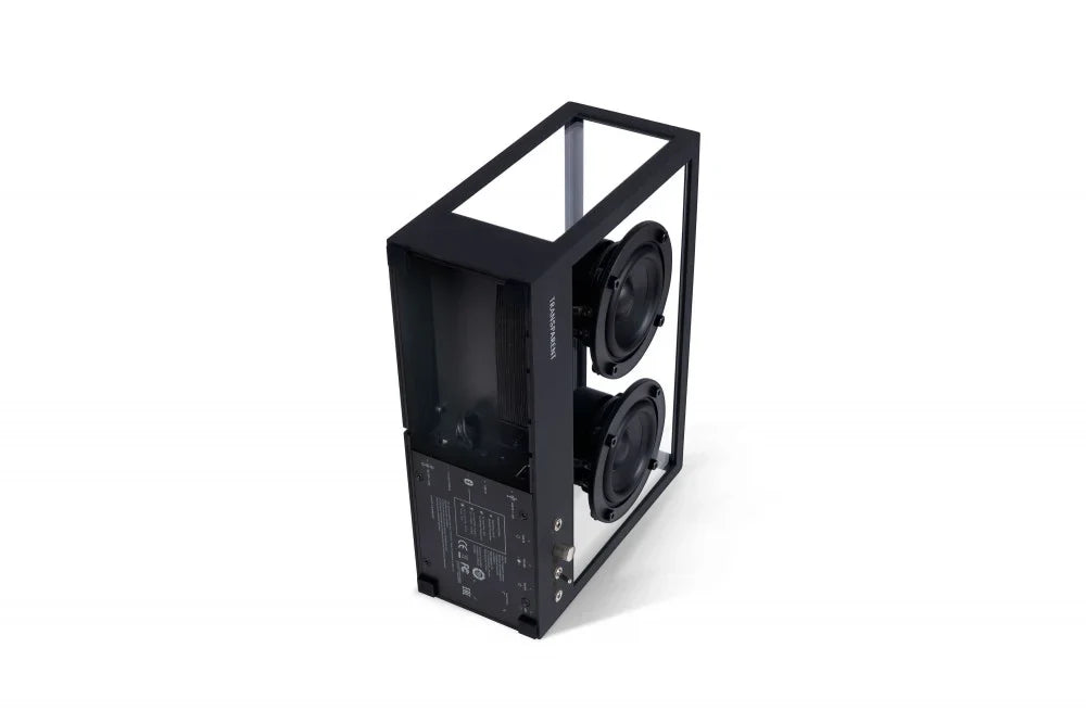 Transparent Small Speaker Black