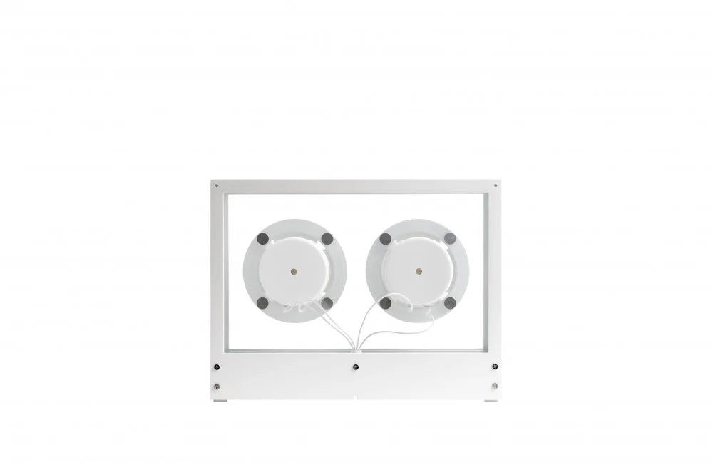Transparent Small Speaker White